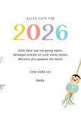 Neujahrskarte Glückspüppchen 3