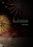 Neujahrskarte 'klitzekleine Neujahrsgrüße' Maus 3