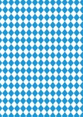 Oktoberfest Einladungskarte Blau-Weiß Rückseite