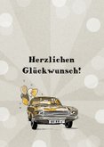 Oldtimer Geburtstagskarte 2