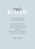 Osterkarte eigenes Foto & Osterhase im Ei 3