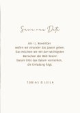 Save the Date Hochzeit minimalistisch Beige 3