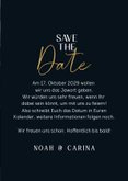 Save-The-Date-Karte dunkler Marmor 3