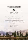 Save-the-Date-Karte Hochzeit Landschaftsfoto 3