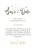 Save-the-Date-Karte lustige Porträts 3