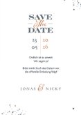 Save-the-Date-Karte mit Foto grafisch 3