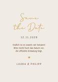 Save-the-Date-Karte Tannenzweige Herz Winterhochzeit 3