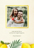 Save the Date Karte Zitronen Sommer Hochzeit 2