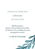 Save-the-Date-Karte zur Hochzeit mit Zweigen  3