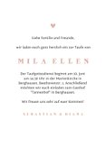 Taufeinladung große und kleine Giraffe rosa 3