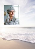 Todesanzeige Strand Meer klassisch 2