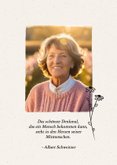 Trauerfeier Einladungskarte Blume Zeichnung Papier 2