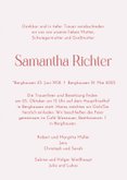 Trauerfeier Einladungskarte Kirschblüten rosa 3