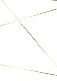 Trauerkarte Einladung Foto goldene Linien geometrisch Rückseite
