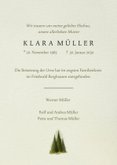 Trauermitteilung Aquarell Karte Abschied Tannenwald 3