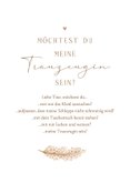 Trauzeugin Fragen Bohemien Stil Hochzeitskarte Trockenzweige 3