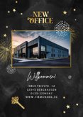 Umzugskarte geschäftlich 'Happy New Office' 2