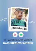 Valentinskarte Dating-App 'swipe' nach rechts 2