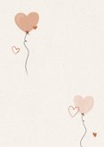 Valentinskarte Herzluftballons 'Ich liebe dich' mit Name 2