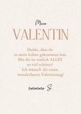 Valentinskarte Herzluftballons 'Ich liebe dich' mit Name 3