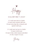 Valentinskarte mit eigenem Foto und dezentem Design 3