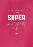 Valentinskarte Superheld 3