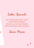 Valentinskarte Typografie 'All I want for Valentine is you' 3