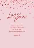Valentinstag Fotokarte 'Love you' 3