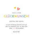 Verlobungs-Glückwunschkarte Glückspüppchen 3