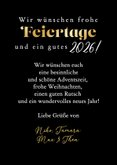 Weihnachtliche Fotocollage-Karte 4 Fotos im Geschenk 3