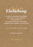 Weihnachtsessen Einladung Firma Schneeflocken & Foto 3