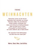 Weihnachtsgrüße Fotocollage mit 6 Fotos 3