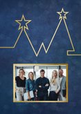 Weihnachtskarte Firma 2027 Trendlinie 2
