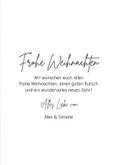 Weihnachtskarte Foto in Weihnachtskugel 3