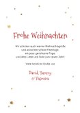 Weihnachtskarte Fotos mit Schleife 3