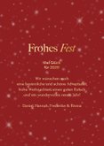 Weihnachtskarte Fotoserie 'Frohes Fest' 3