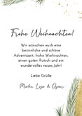 Weihnachtskarte Fotostreifen 8 Fotos Tannenzweige 3