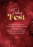 Weihnachtskarte 'Frohes Fest' gold SOS Kinderdörfer 3