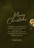 Weihnachtskarte gemalte Sterne Farbe Firmenlogo 3