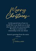 Weihnachtskarte geschäftlich Geschenk-Fotocollage 3