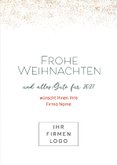 Weihnachtskarte geschäftlich Weihnachtskranz 3