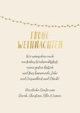 Weihnachtskarte mit 4 Fotos & Frohe Weihnachten in Goldlook 3