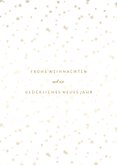 Weihnachtskarte mit Foto und goldenen Sternen  3