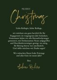 Weihnachtskarte Mitarbeiter Zweig, Foto 'Merry Christmas' 3
