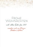 Weihnachtskarte natürlicher Weihnachtskranz 3
