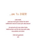 Weihnachtskarte 'Piece of cake' 3