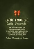 Weihnachtskarte Rotkehlchen Tannenbaum magische Feiertage 3