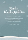 Weihnachtskarte Schneegestöber Weihnachtswichtel 3