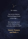 Weihnachtskarte schwanger 'Baby on the Way' 3