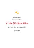 Weihnachtskarte Weihnachtsmann Umarmung 3